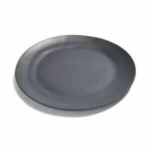 NEW URBAN OASIS ripple dinner plate set in dark grey